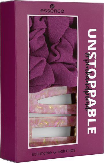 essence UNSTOPPABLE scrunchie & hairclips 01