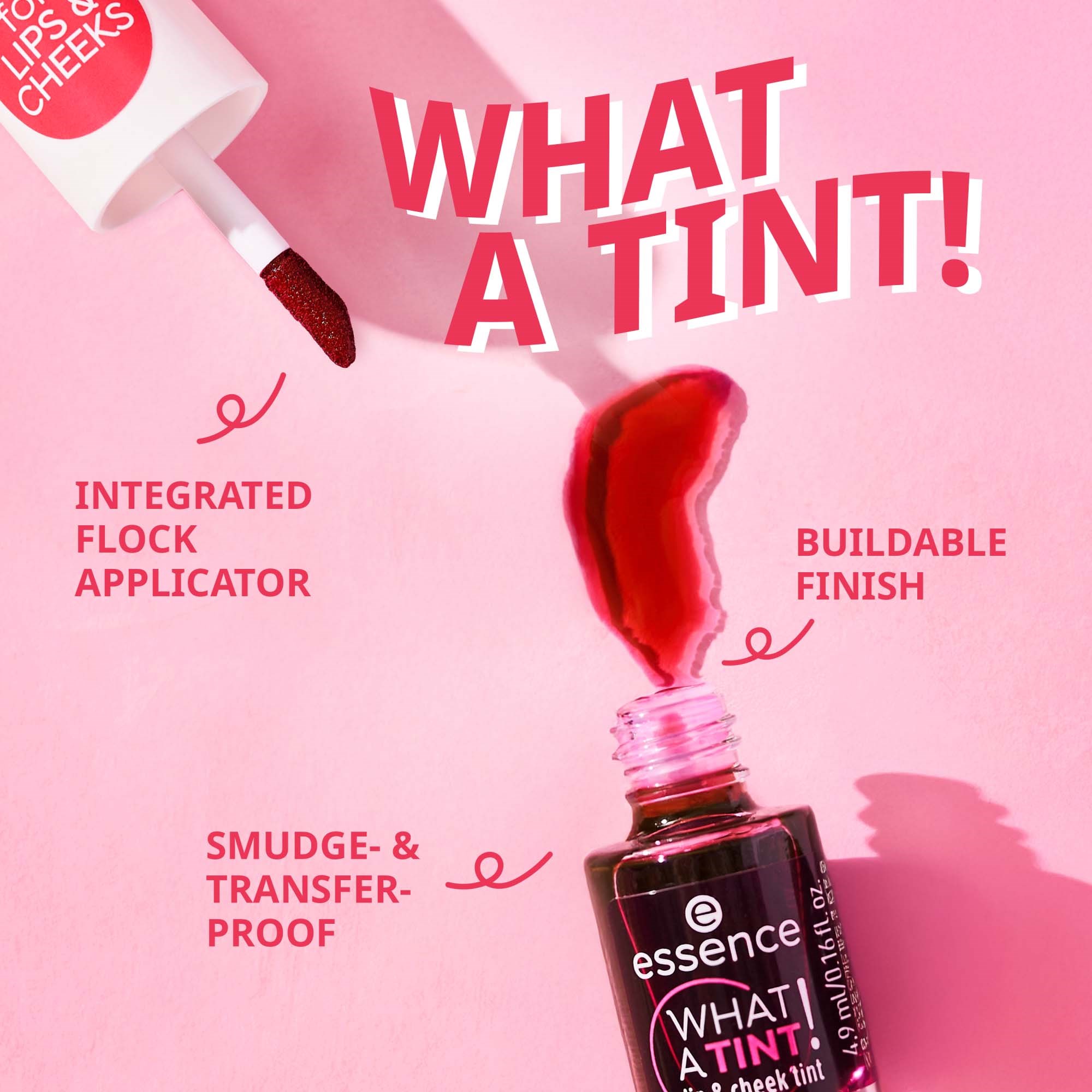 essence What A Tint! Lip & Cheek Tint 01 Kiss From A Rose (obrázok 8)