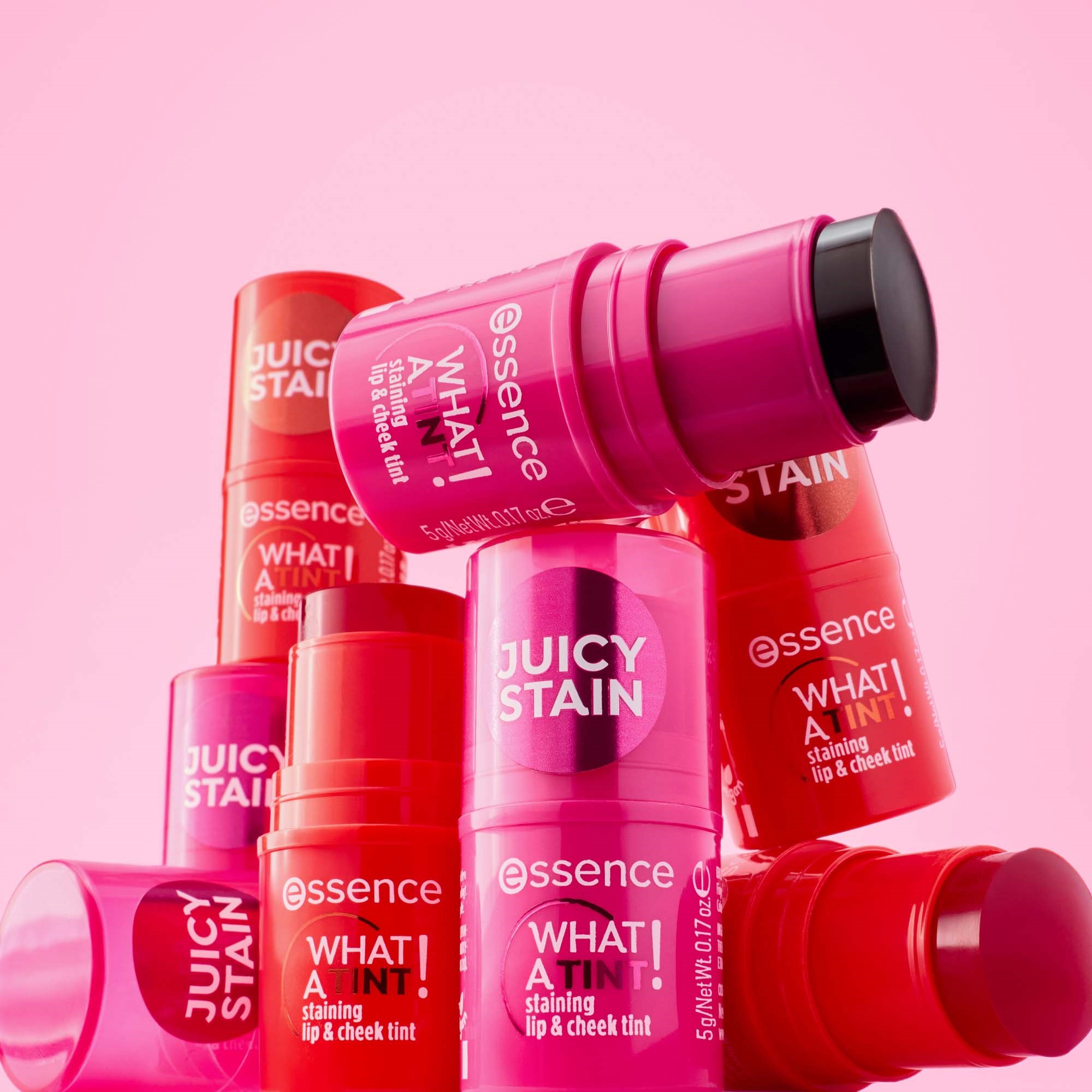 essence What A Tint! Staining Lip & Cheek Tint 10 Raspberry Vibes (obrázok 5)