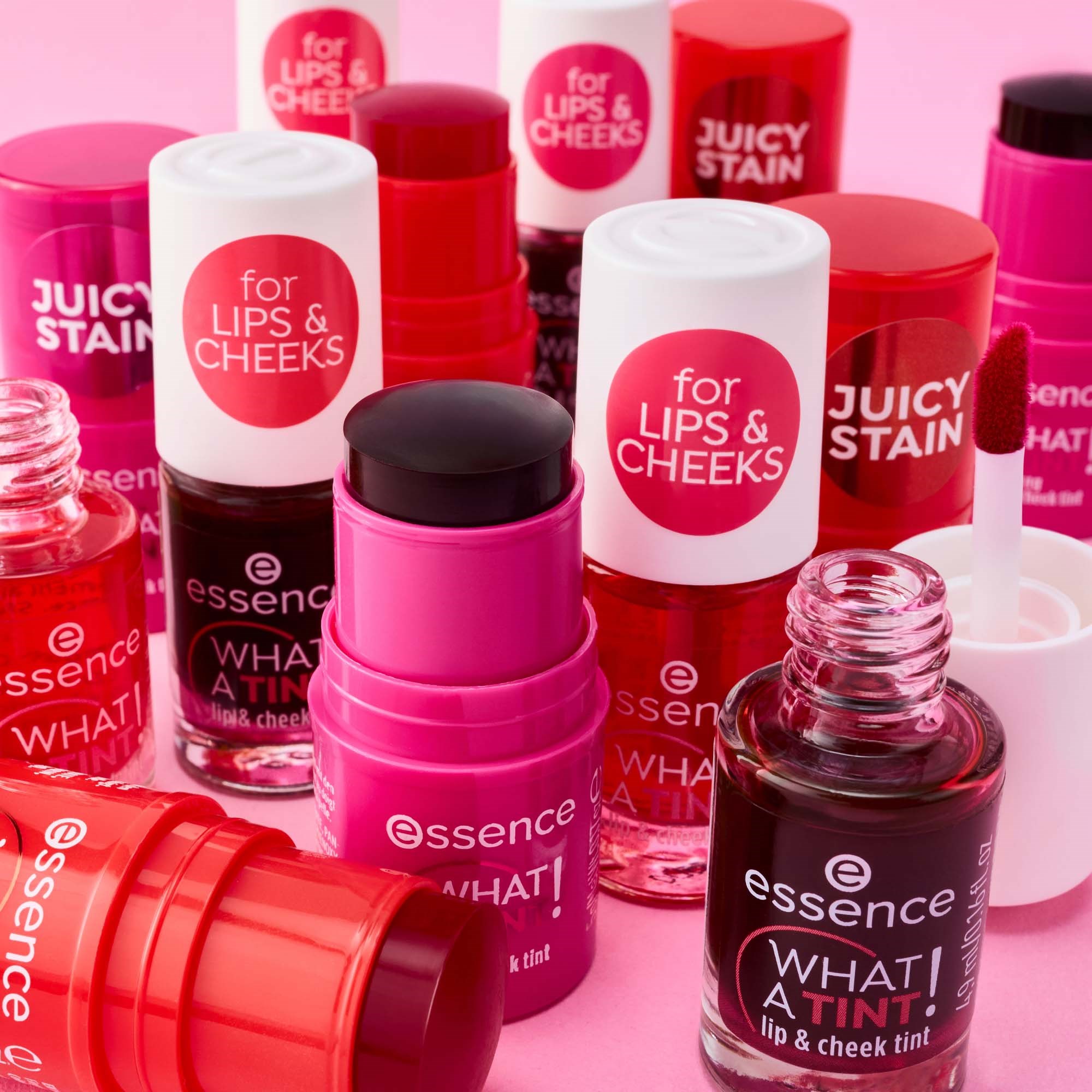 essence What A Tint! Staining Lip & Cheek Tint 10 Raspberry Vibes (obrázok 7)