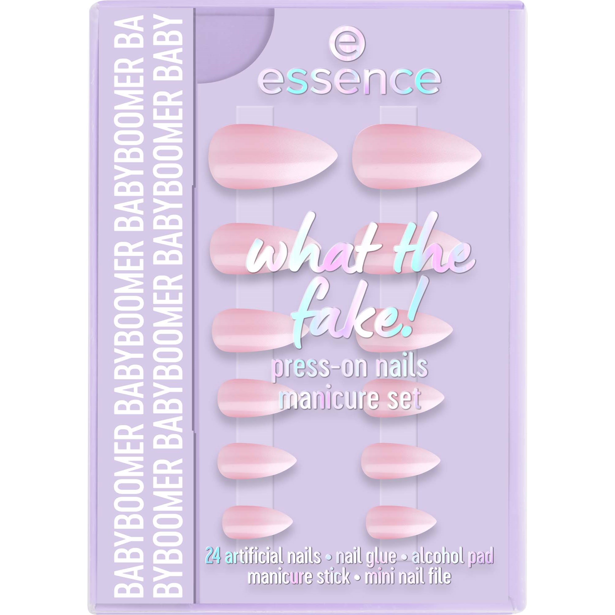 essence What The Fake! Press-On Nails Manicure Set 03 BABYBOOMER