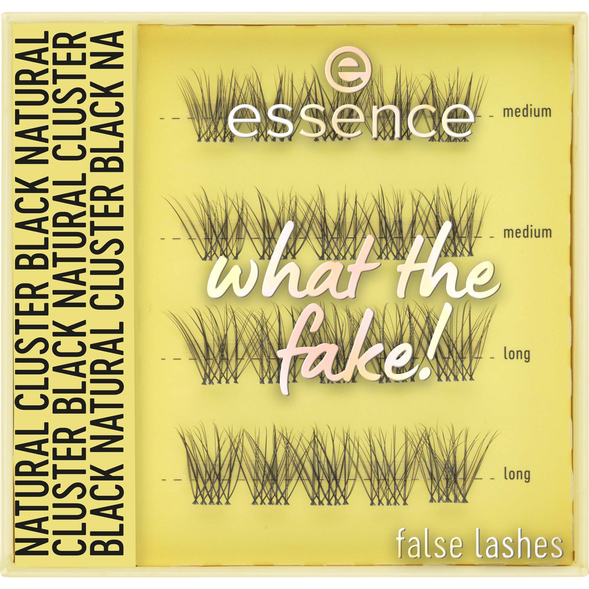 essence What The Fake! False Lashes 06 Natural Cluster Black