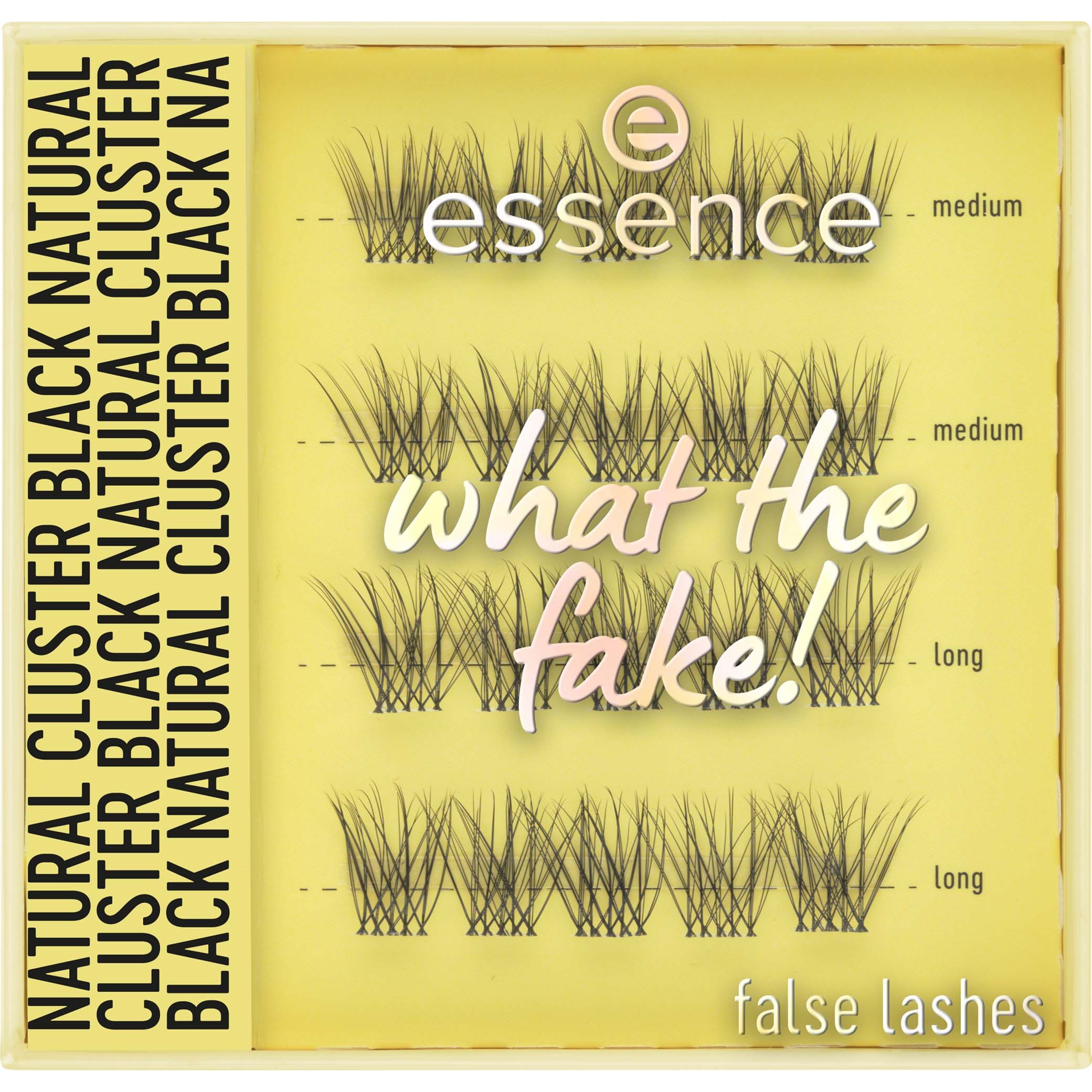 essence What The Fake! False Lashes 06 Natural Cluster Black