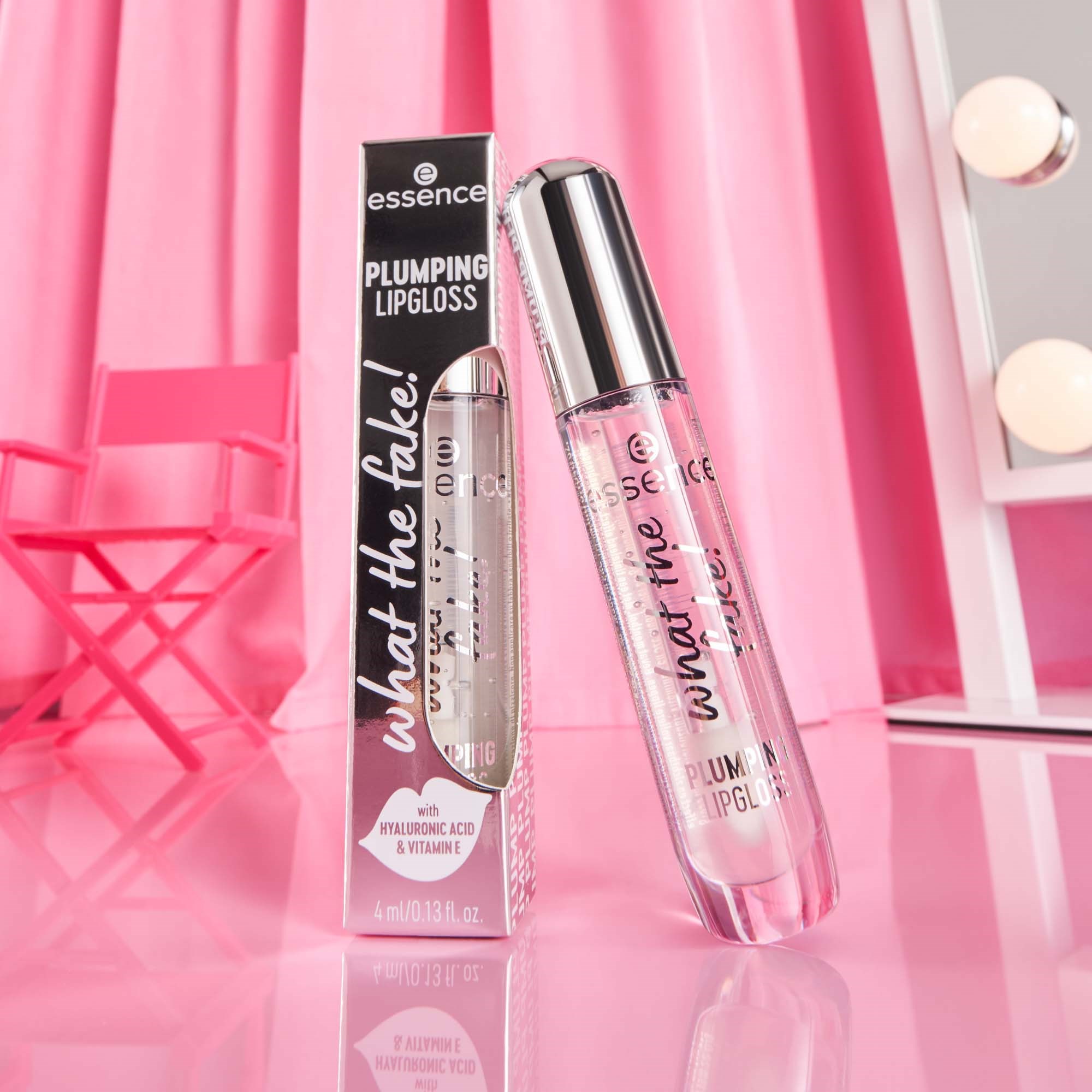 essence What The Fake! Plumping Lipgloss 100 Sheer Genius (obrázok 8)