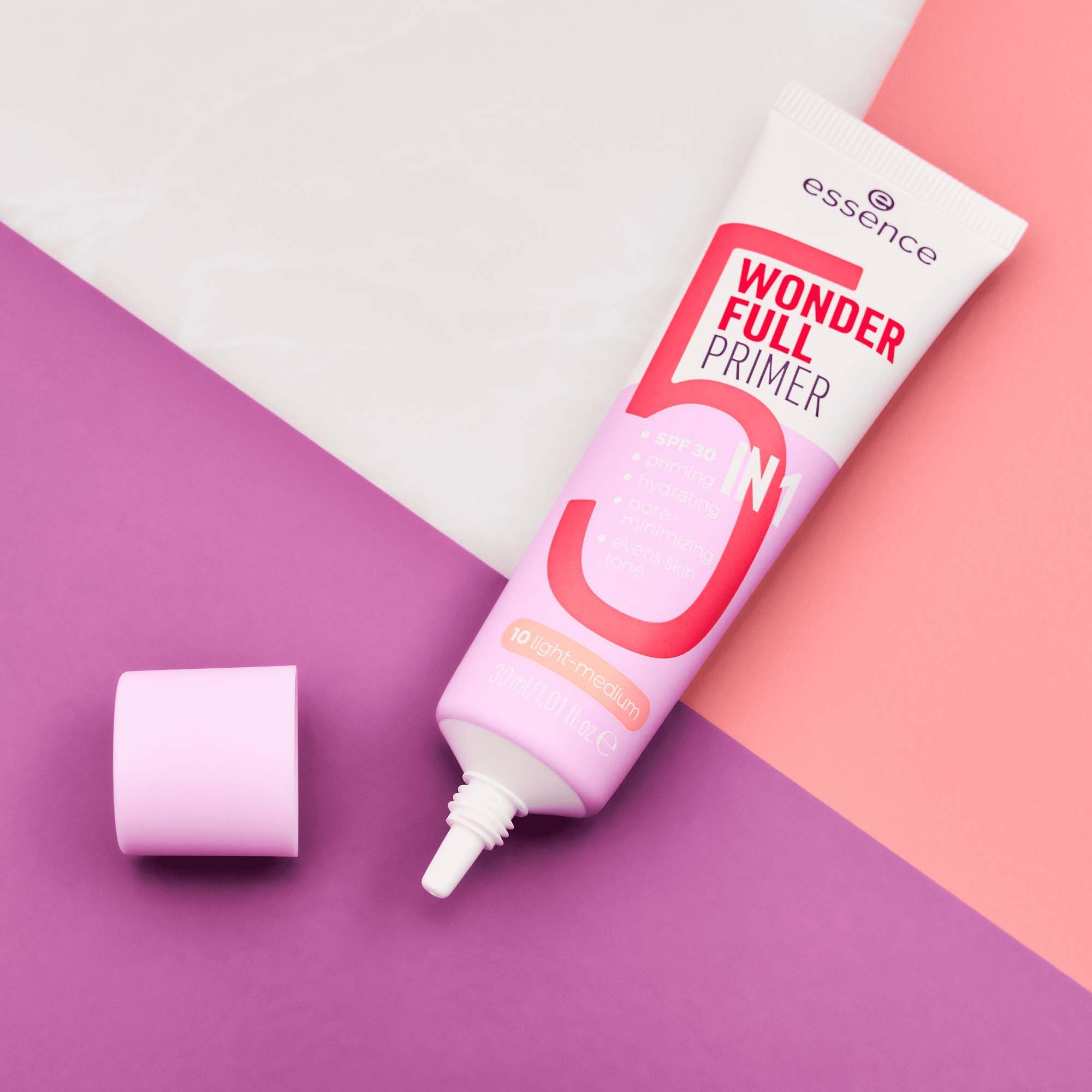 essence Wonder Full Primer 5 In 1 10 Light-Medium (obrázok 7)