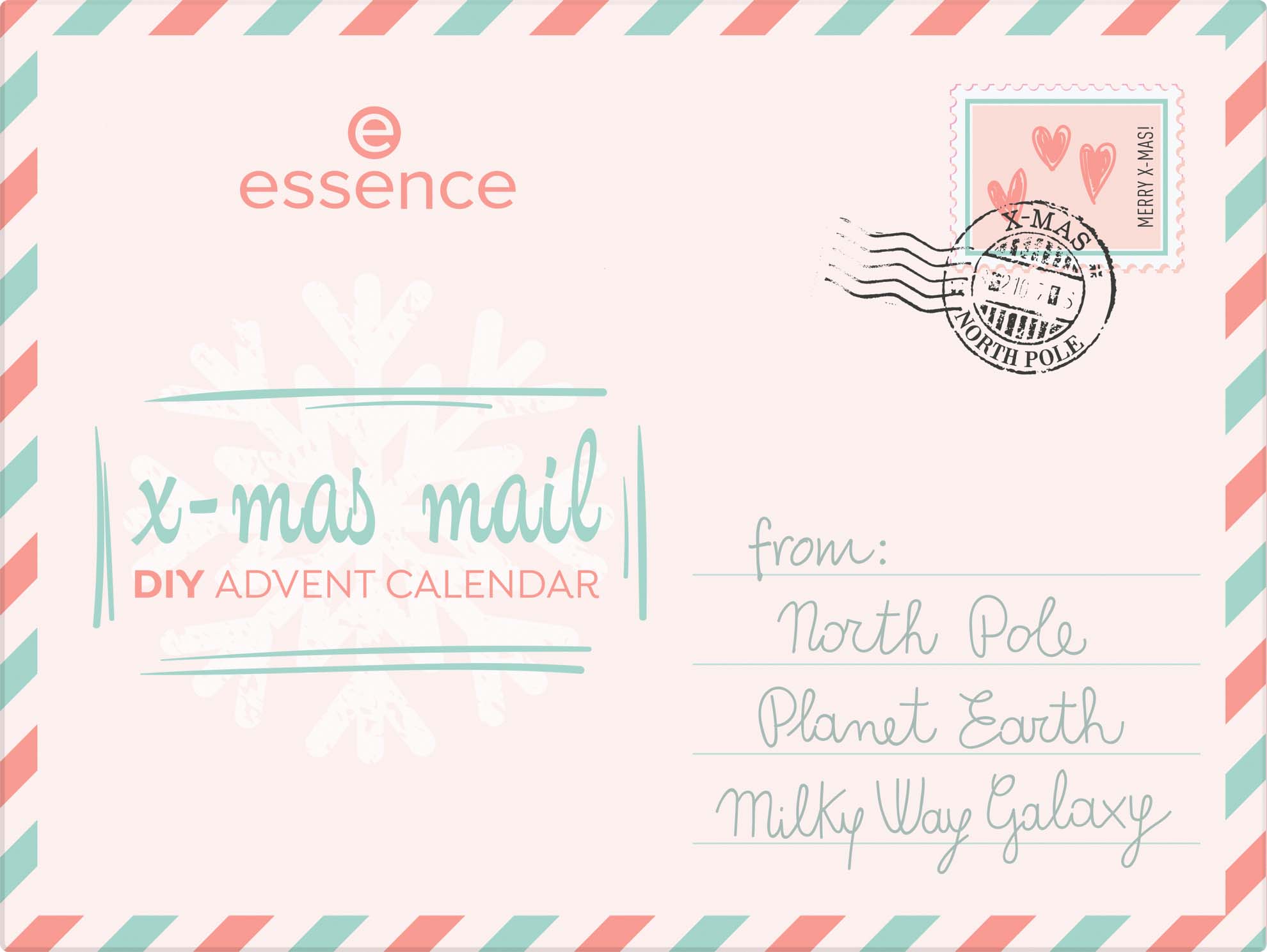 X-mas Calendar DIY essence Mail Advent