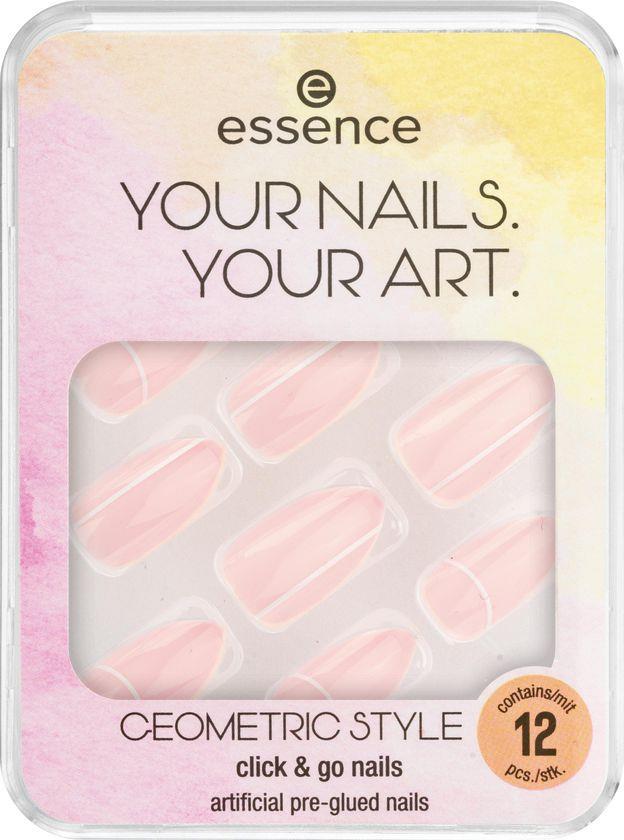 Essence Your Nails. Your Art. Geometric Style Click & Go Nails