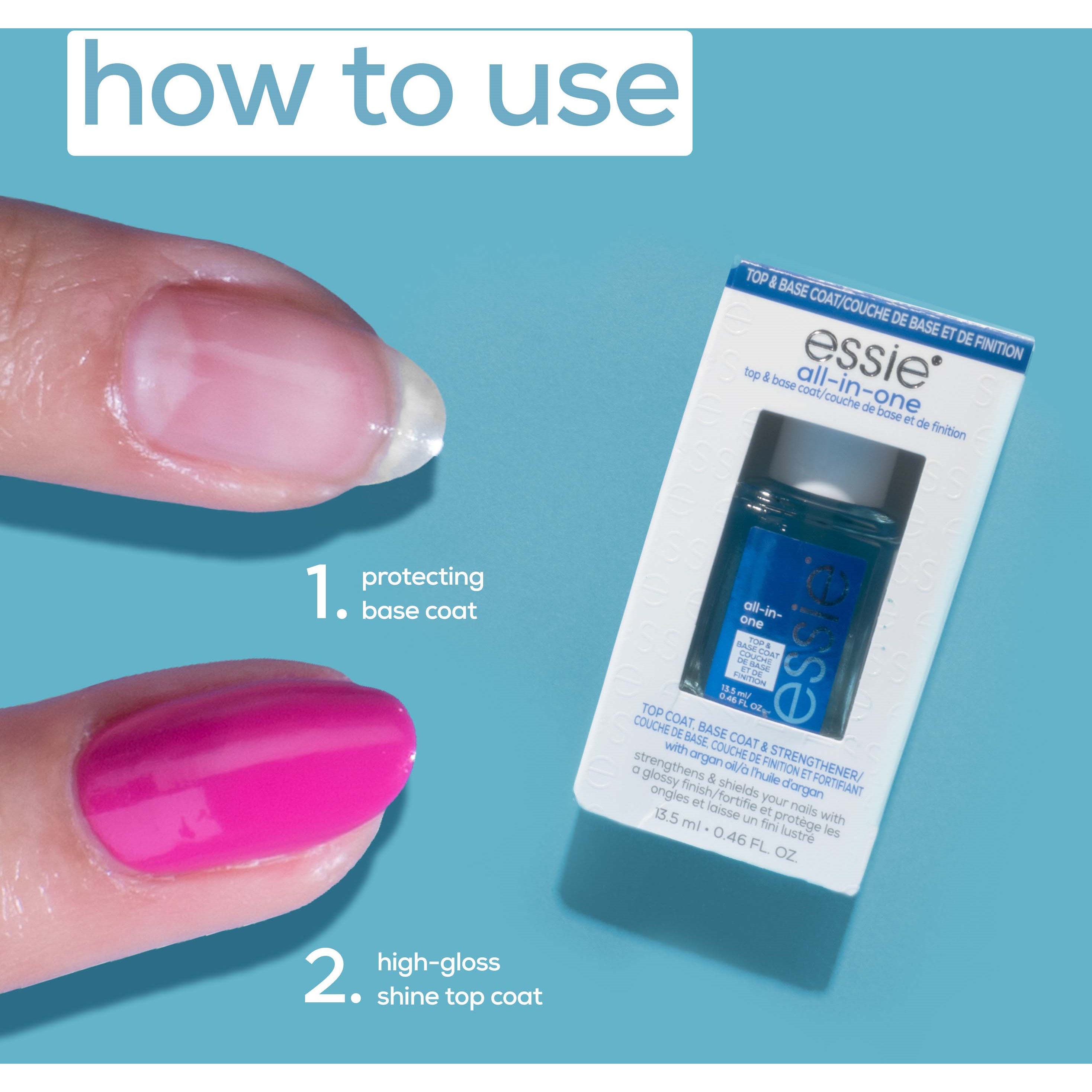 Essie Nail Care Base + Top Coat, All-In-One 14 ml (obrázok 3)