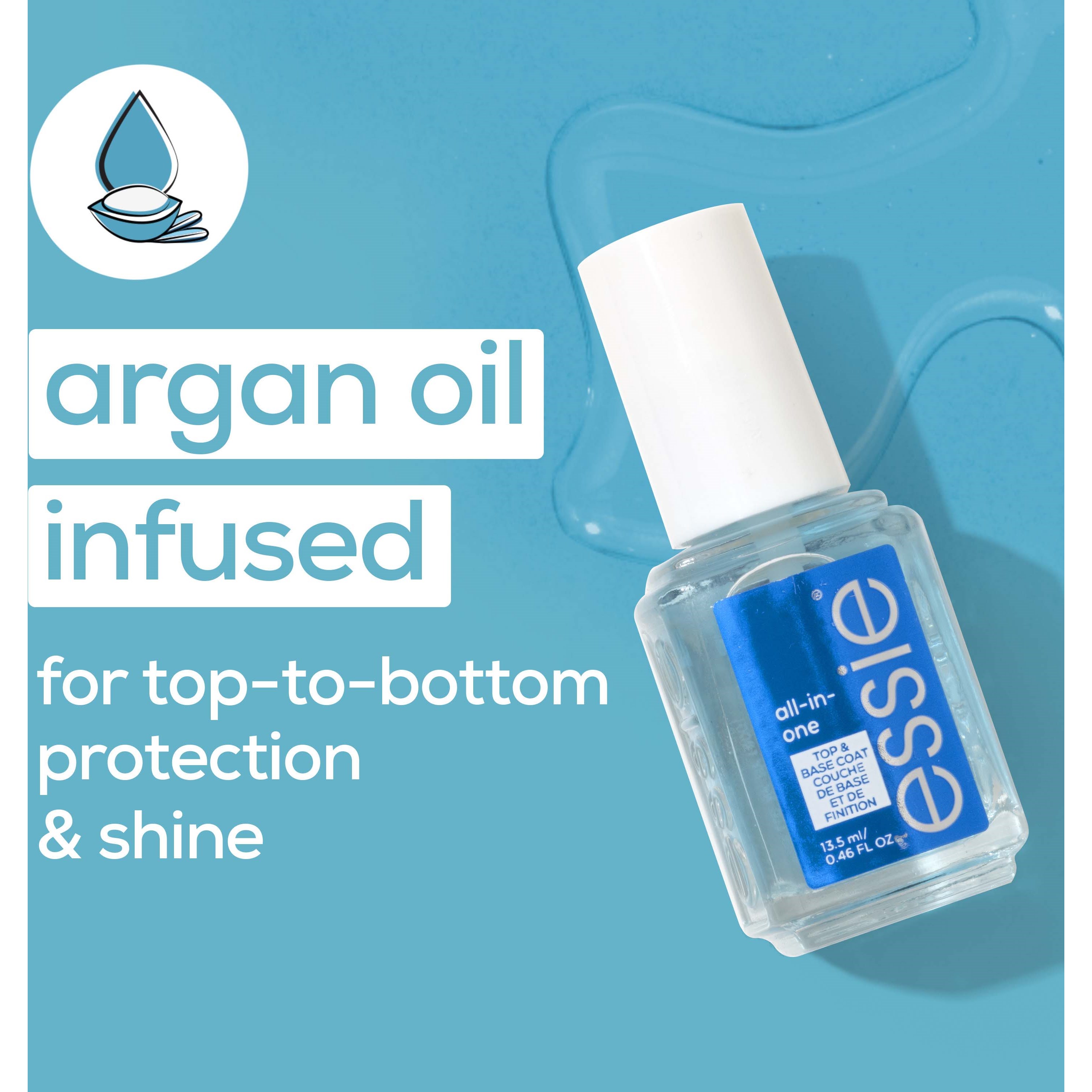 Essie Nail Care Base + Top Coat, All-In-One 14 ml (obrázok 4)