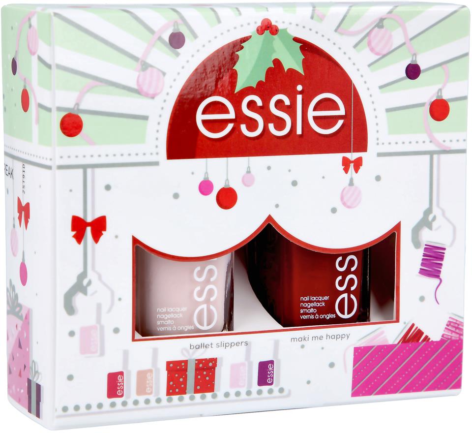 Essie Color Duo Gift Box - ballet slippers & maki me happy