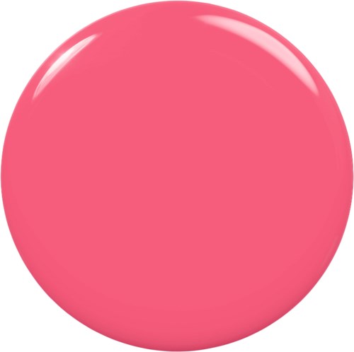 A large pink shiny ball with a white reflection, smooth and round.
