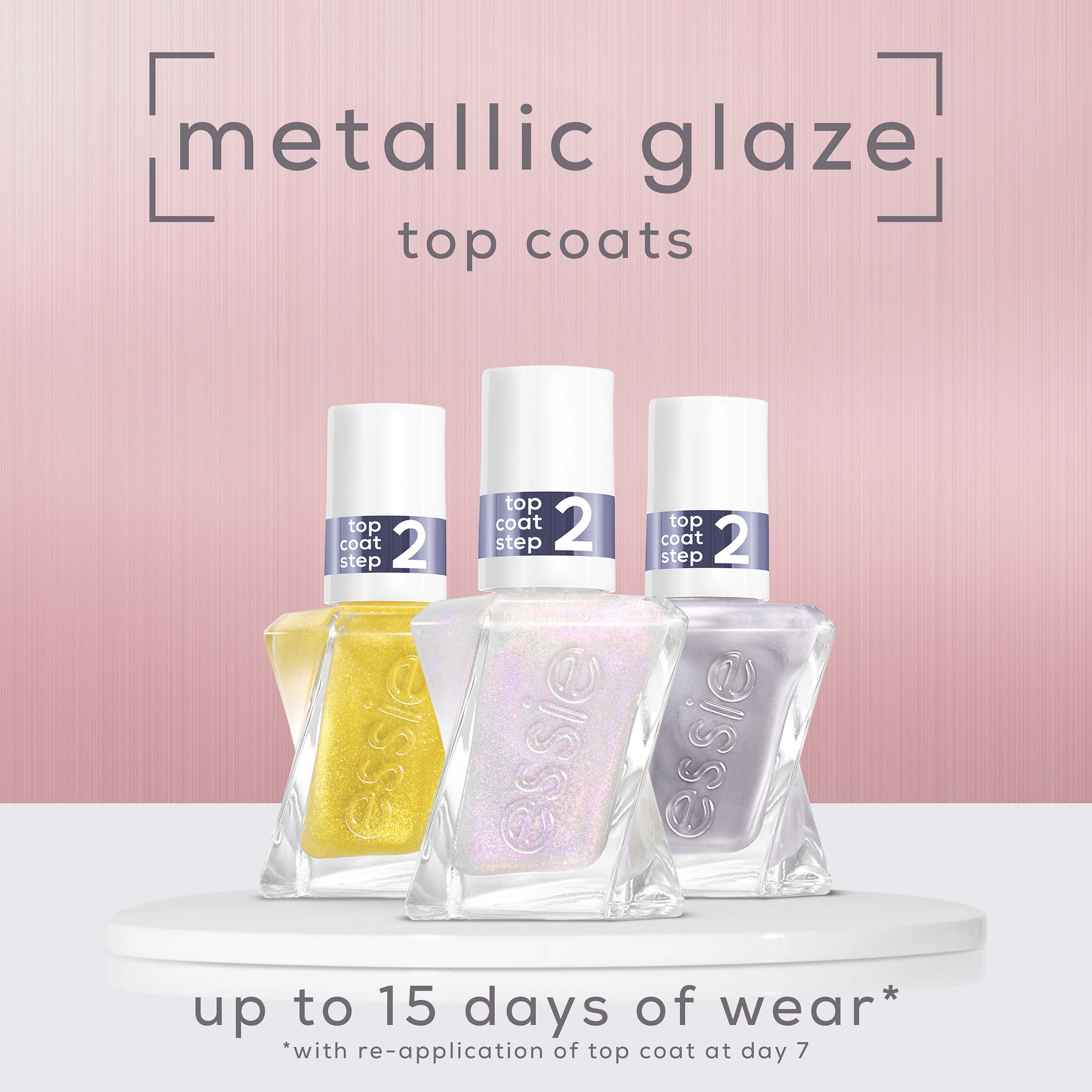 Essie Gel Couture Special Effect Nail Polish 564 Glazed Chrome (obrázok 4)