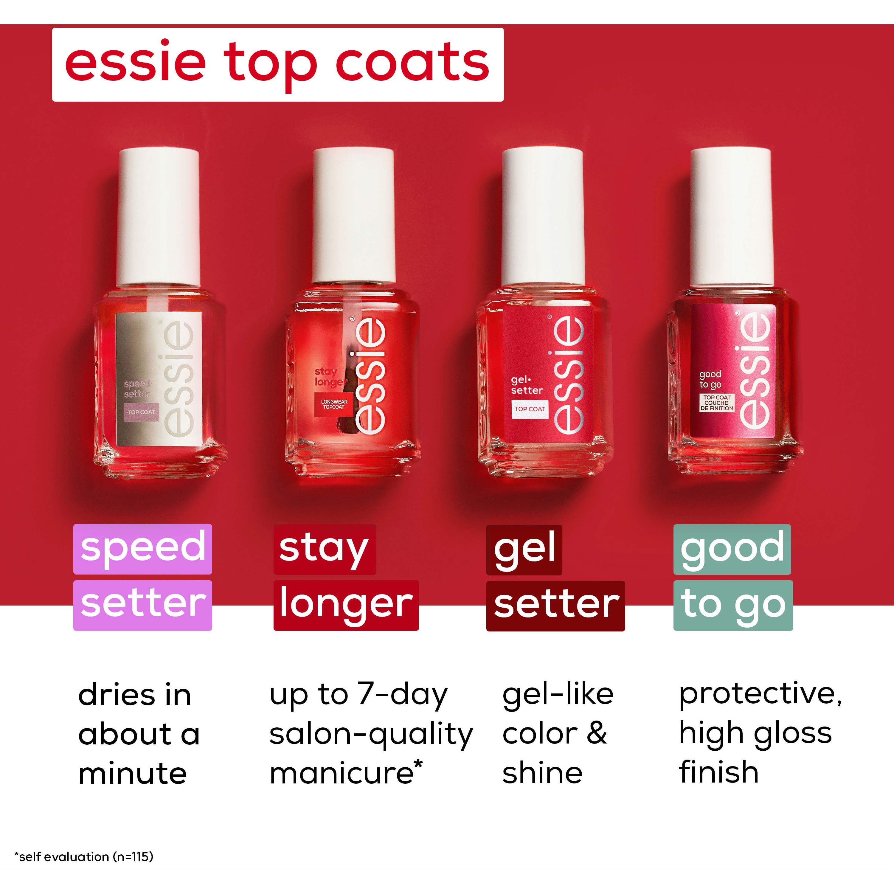 Essie Nail Care Gel Setter Top Coat Coat Gel Setter (obrázok 6)