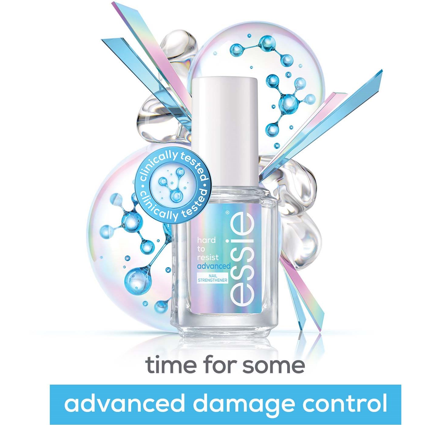 Essie Hard to Resist Advanced Nail Strengthener Clear (obrázok 8)
