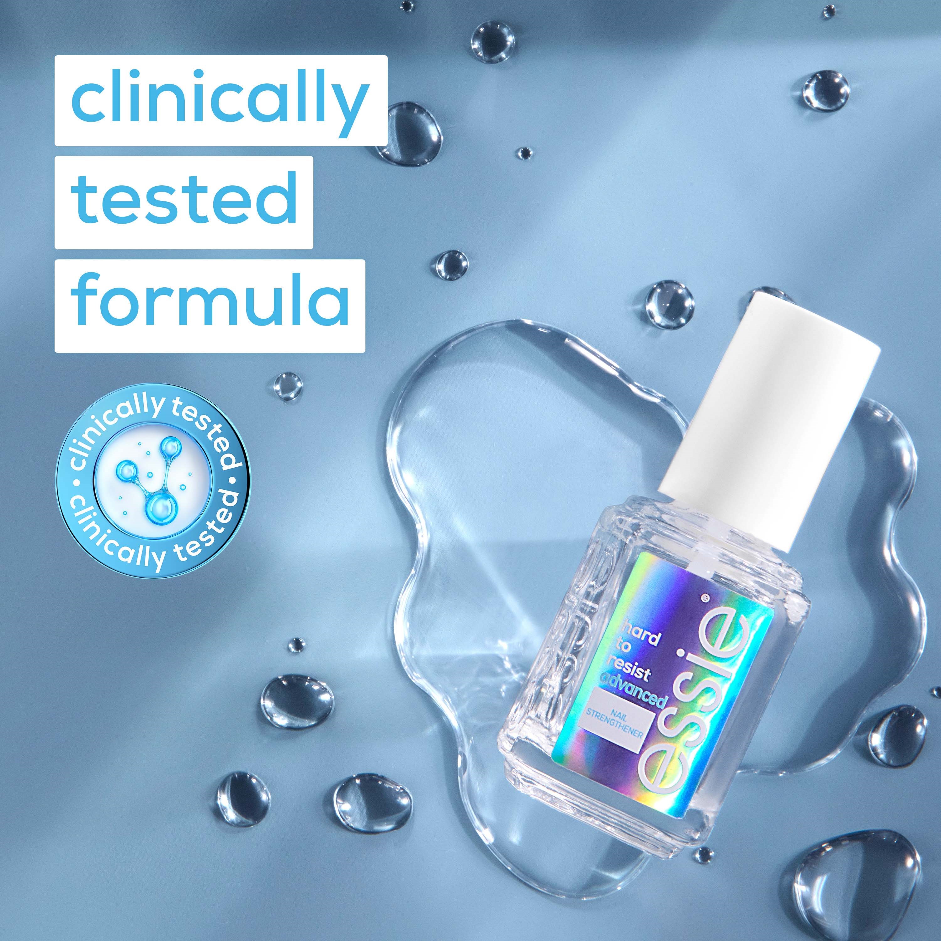 Essie Hard to Resist Advanced Nail Strengthener Clear (obrázok 9)