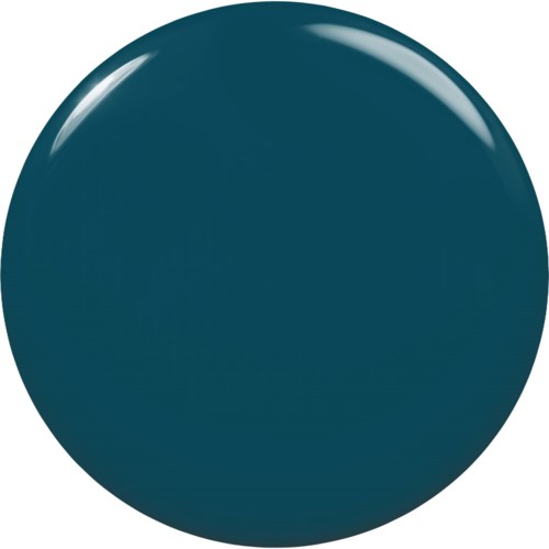 Et mørk blått, skinnende rundt objekt, glatt og reflekterende. Ingen andre element er synlige.