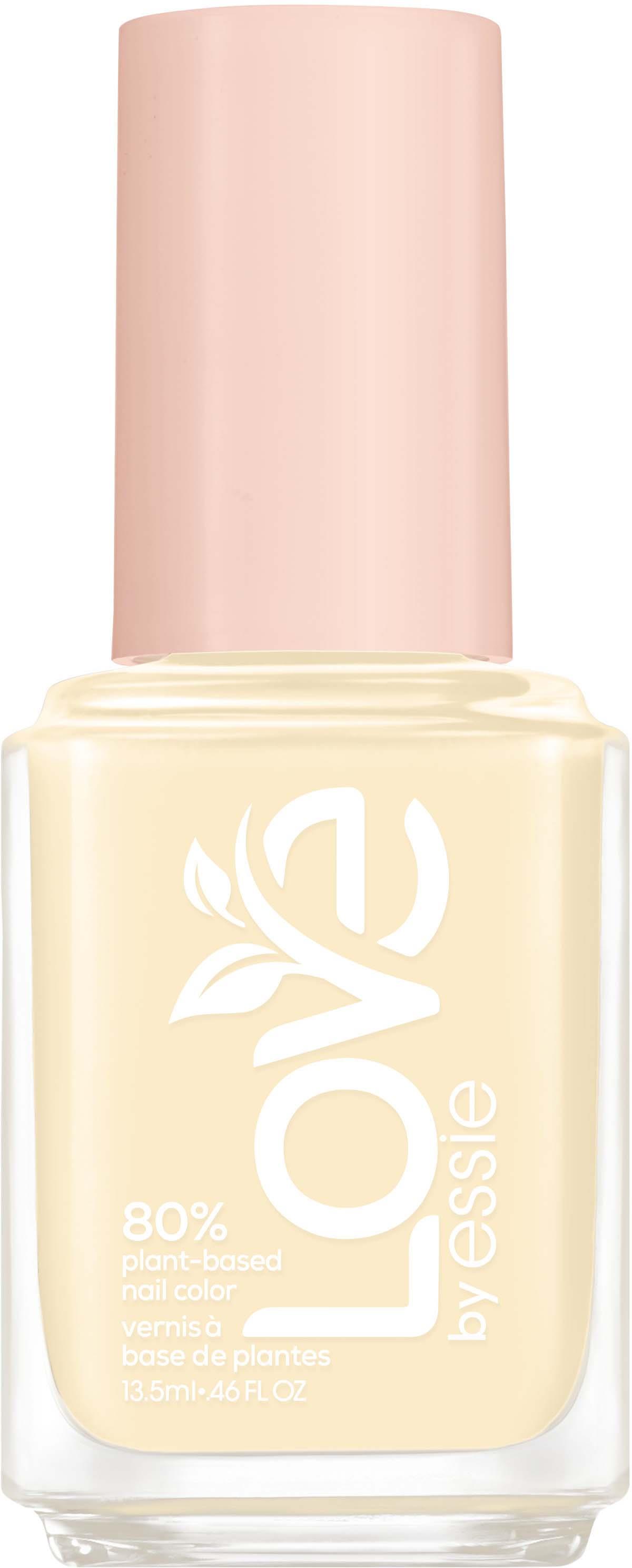 Side The by Nail Essie 230 80% Essie Brighter Plant-based Color On LOVE