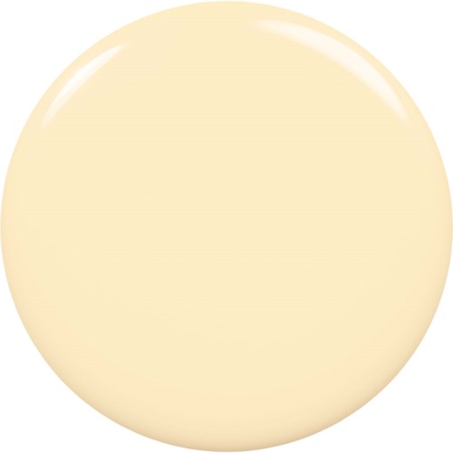 En stor, blank, lys farget sfære som ligner en ball eller en måne.