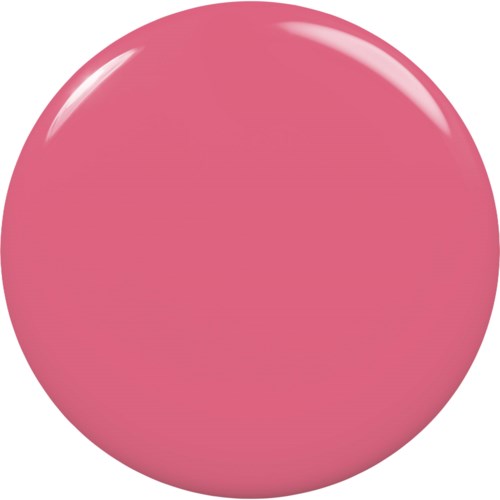 En skinnende rosa ball med refleksjon øverst til venstre.