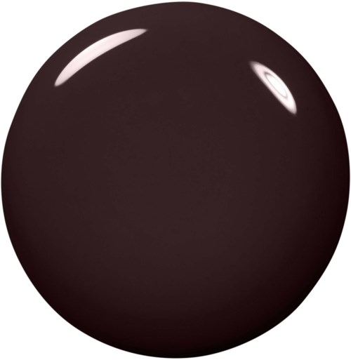 Eine spiegelnde schwarze Kugel mit Reflexionen.