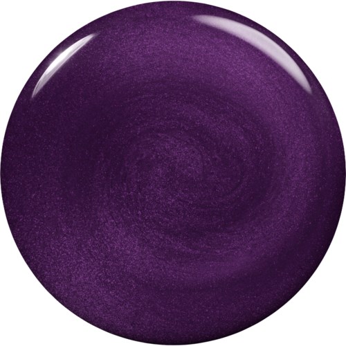 Violetti, kiiltävä, pyöreä esine, pieni kiilto, muistuttaa jalokiveä tai marmoria.