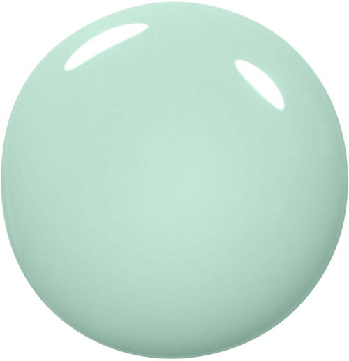 Großer, glänzender, hellgrüner Ball mit Reflexionen. Er wirkt glatt und glänzend.
