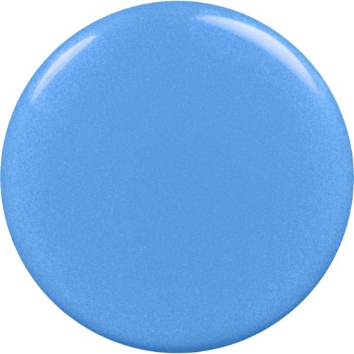 Eine große, glatte, runde blaue Tablette oder Pille.
