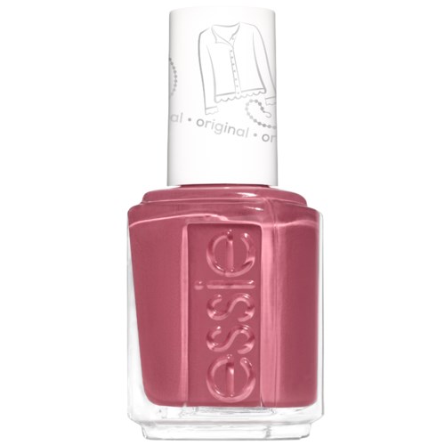 Pink nail polish bottle with the brand name 'ess' on it.