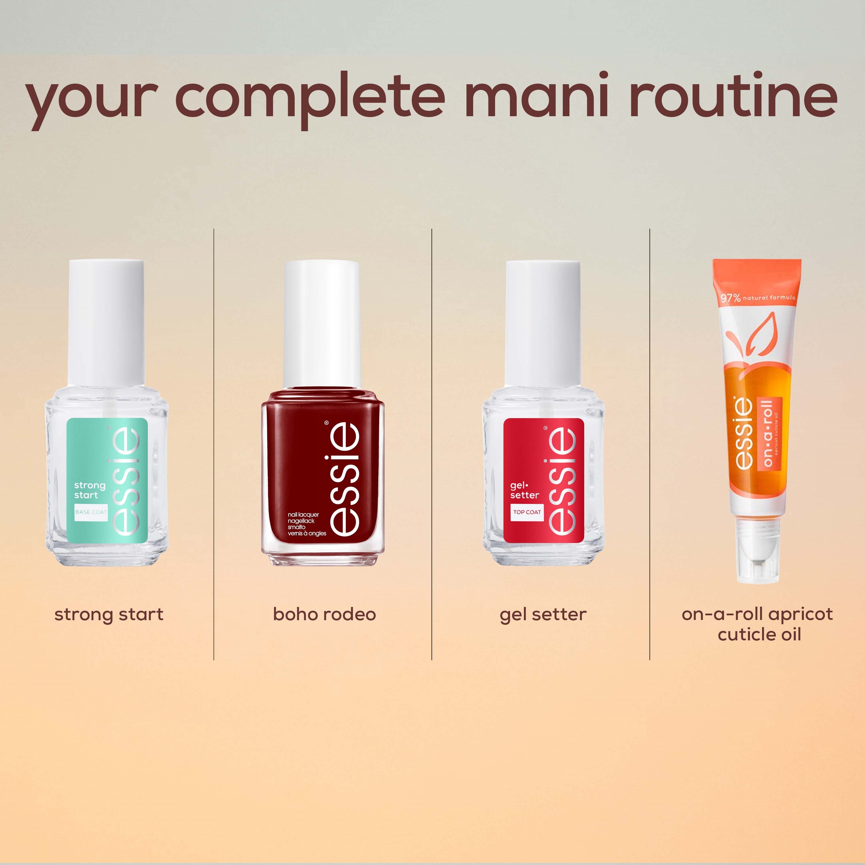 Essie Original Nail Polish 1014 Fringes & Saddle (obrázok 6)