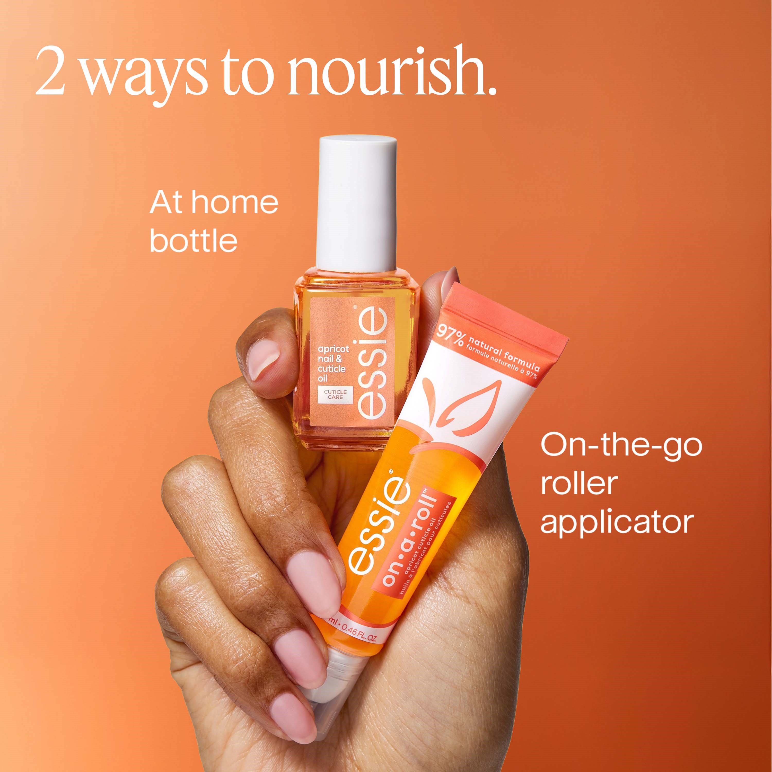 Essie On-a-roll Apricot Nail and Cuticle Oil 13,5 ml (obrázok 8)