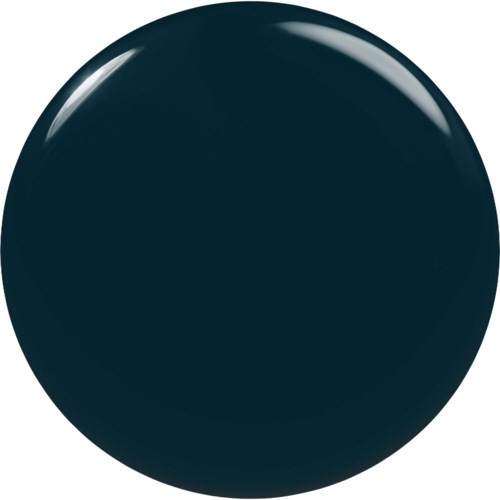 A large, shiny, black sphere with reflections on its surface.