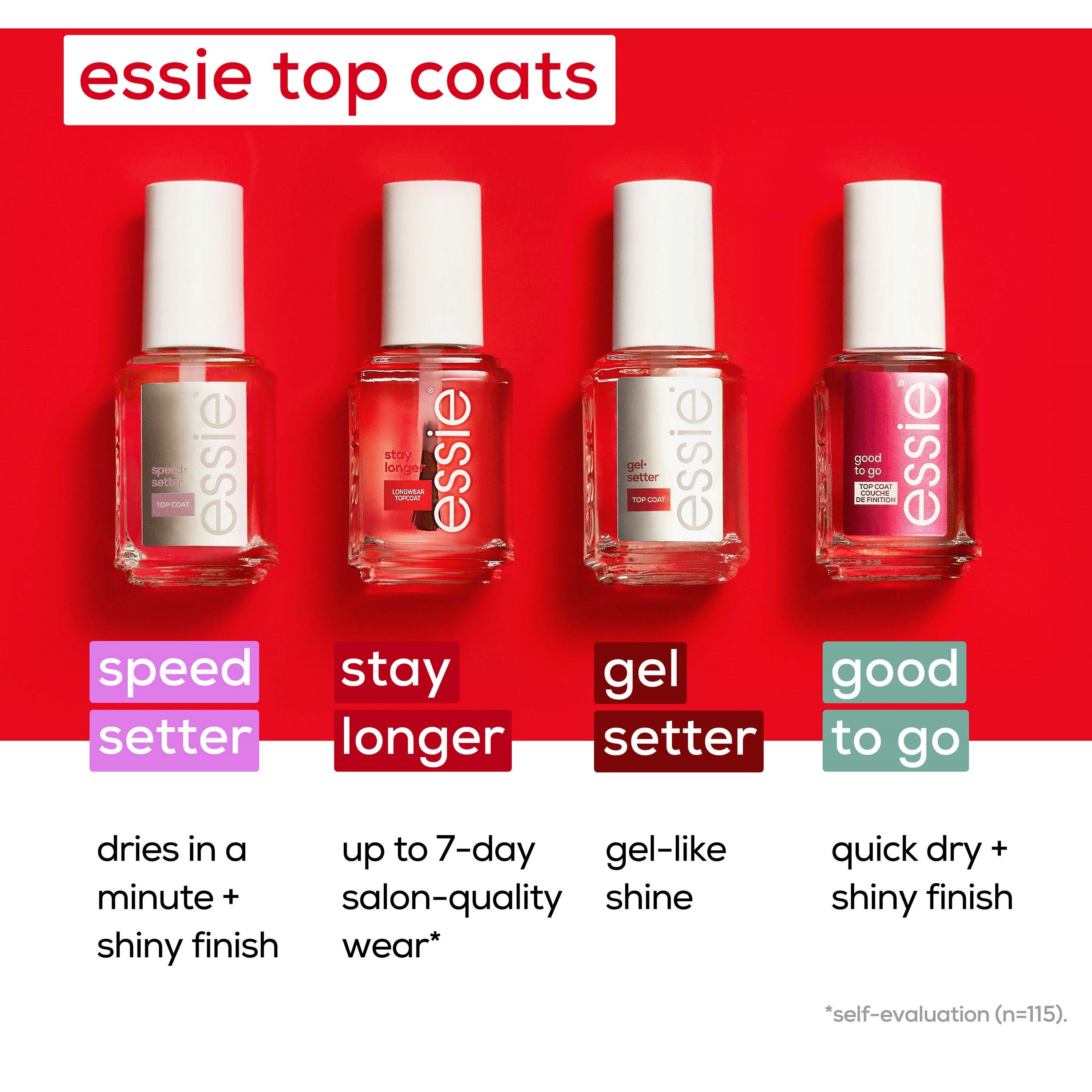 Essie Stay Longer Top Coat (obrázok 10)