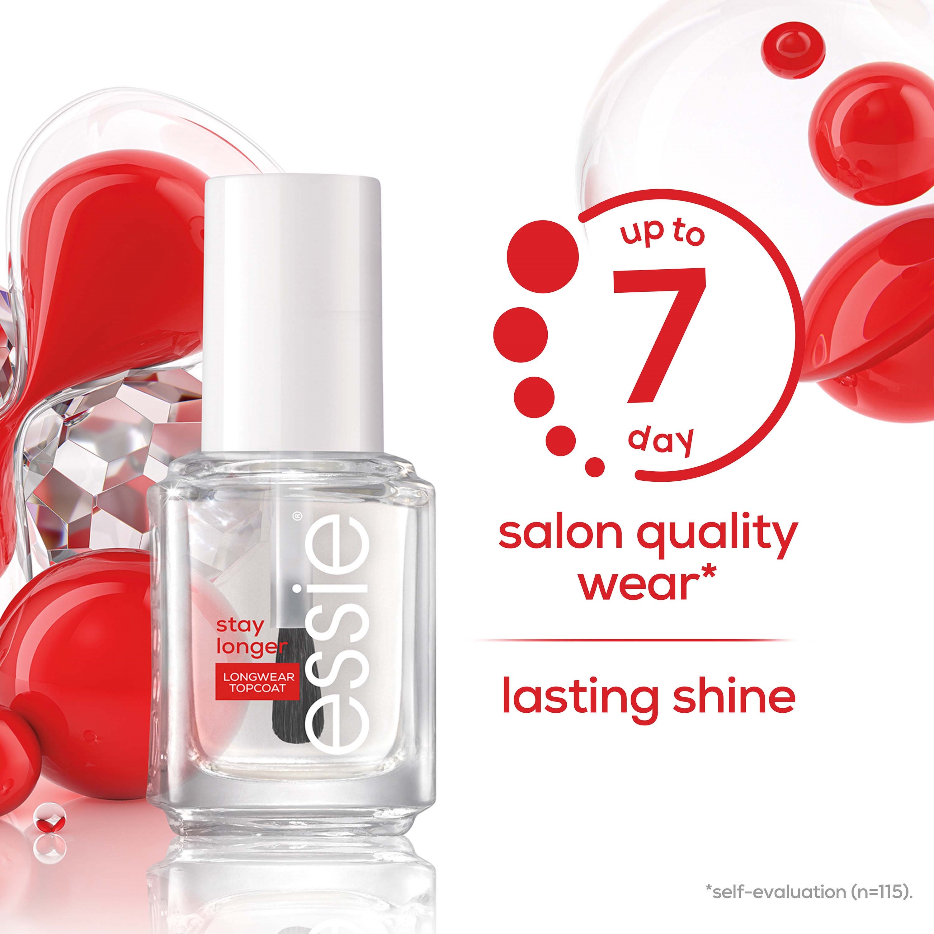Essie Stay Longer Top Coat (obrázok 8)