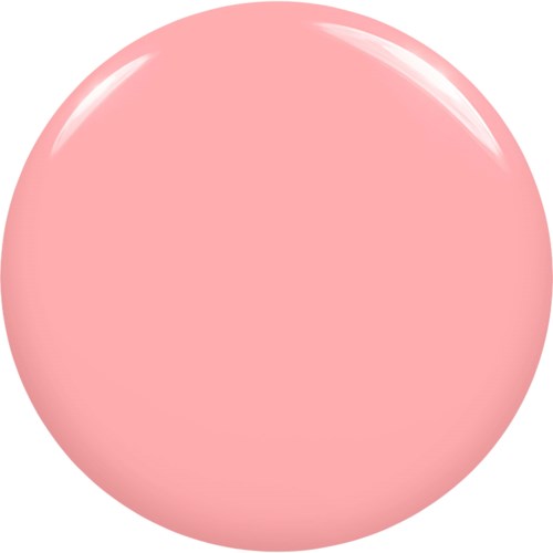 A shiny pink sphere with reflections on its surface.