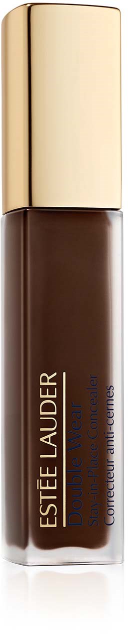 Brązowa szminka z złotą nakrętką od Estée Lauder, oznaczona 'Pure Color Envy Sculpting Lipstick'.