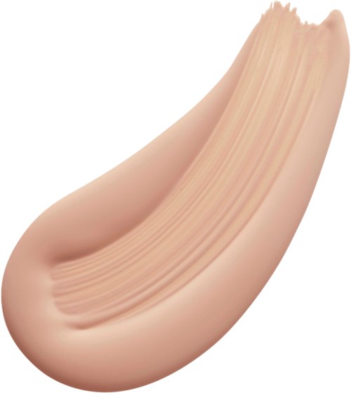 Beżowa, spiralnie ukształtowana krem lub lotion o gładkiej, błyszczącej teksturze.