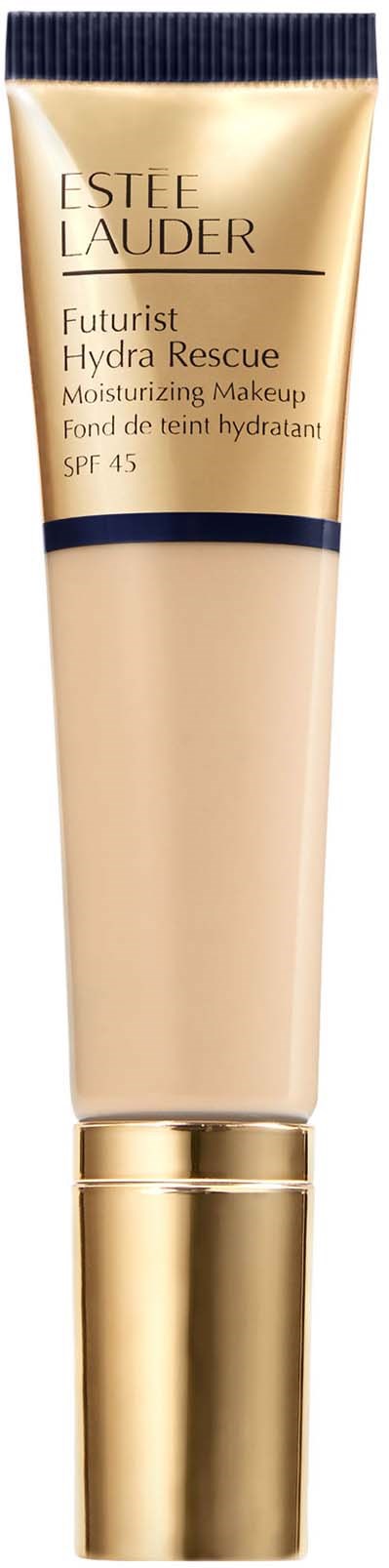 En tub med Estée Lauder Futurist Hydra Rescue återfuktande makeup med SPF 45.