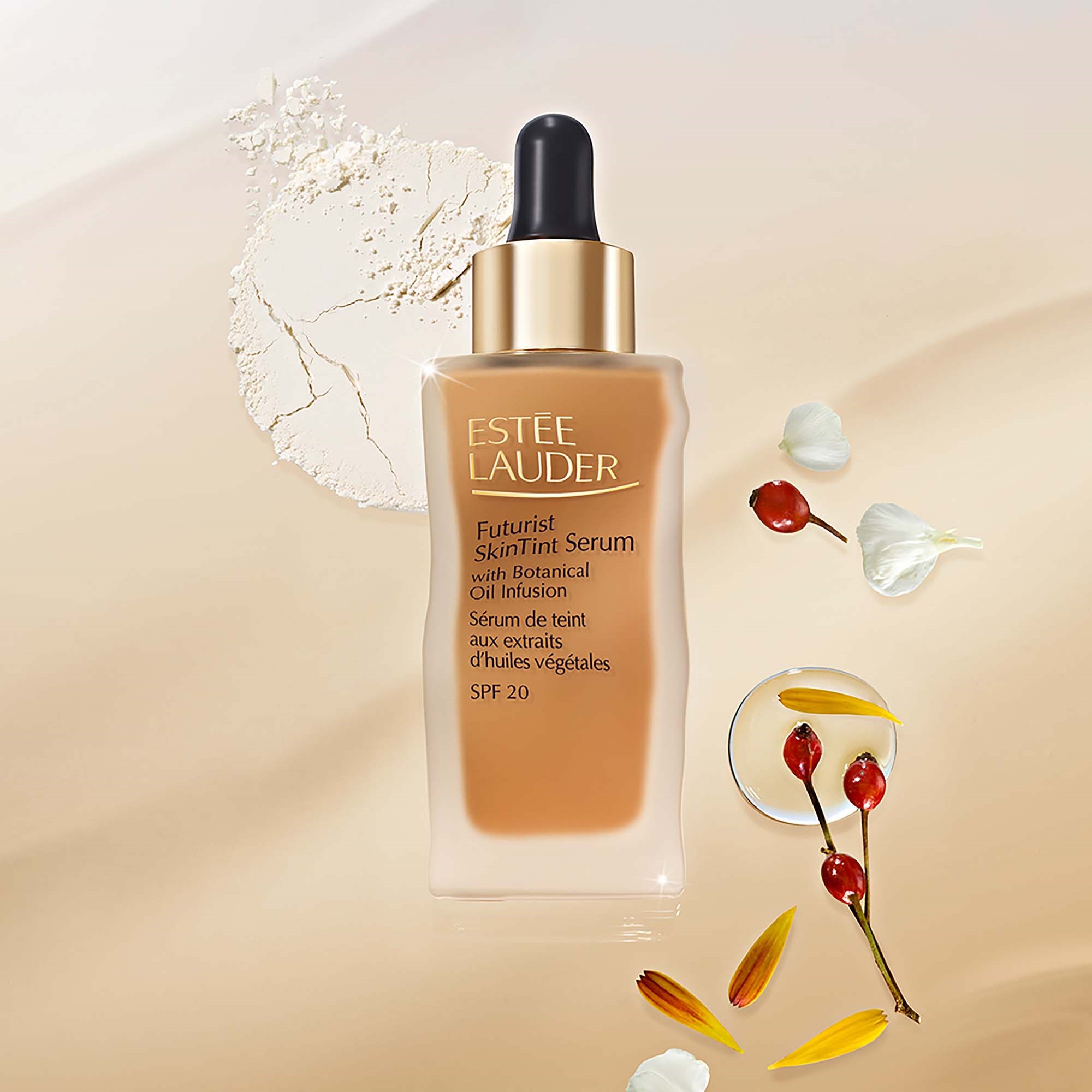 Estée Lauder Futurist Skin Tint Serum Foundation SPF20 4N2 Spiced Sand (obrázok 7)