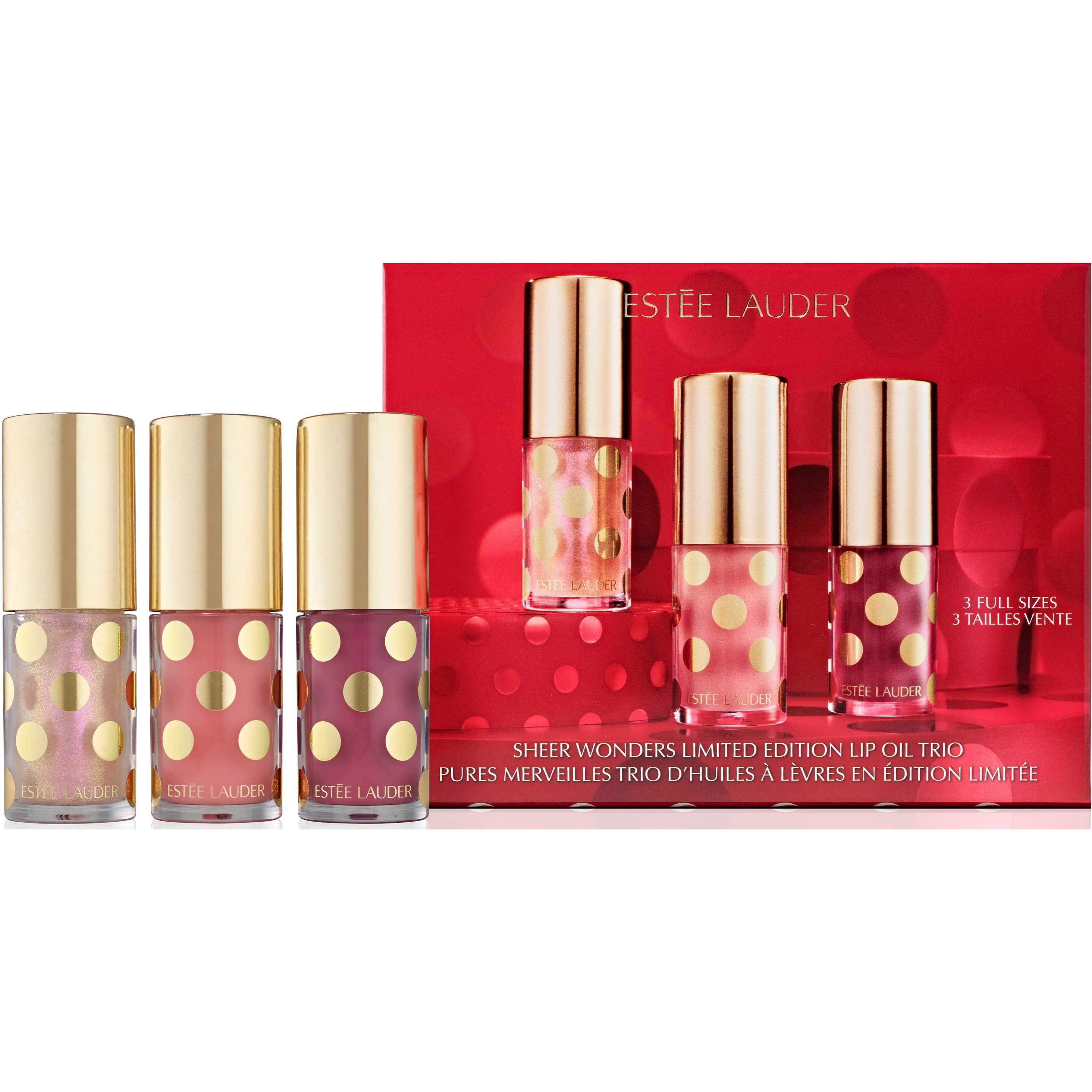 Estée Lauder Sheer Wonders Limited Edition Lip Oil Trio (3 x 6 ml)