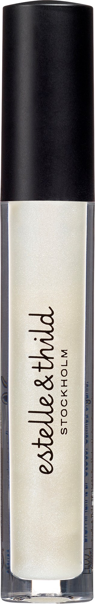 En läppglans i en klar tub med svart lock, märkt 'Bestella&othild' och 'Stockholm.'