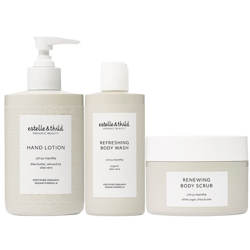 Estelle & Thild Citrus Menthe Hand Lotion 250 ml & Refreshing Bod