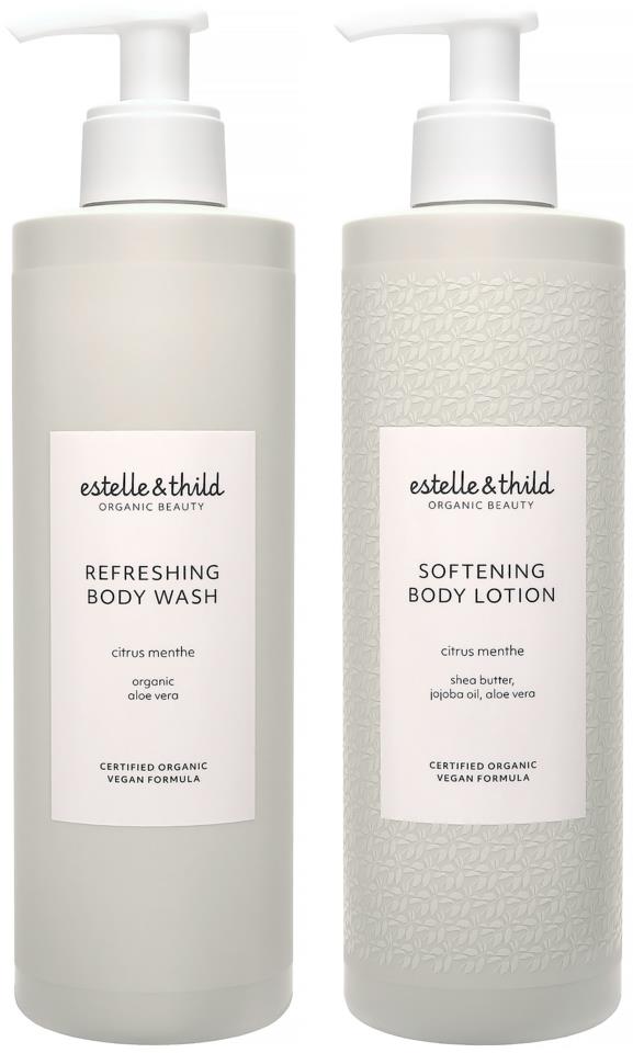 Estelle & Thild Citrus Menthe Body Wash & Lotion Duo 400 ml