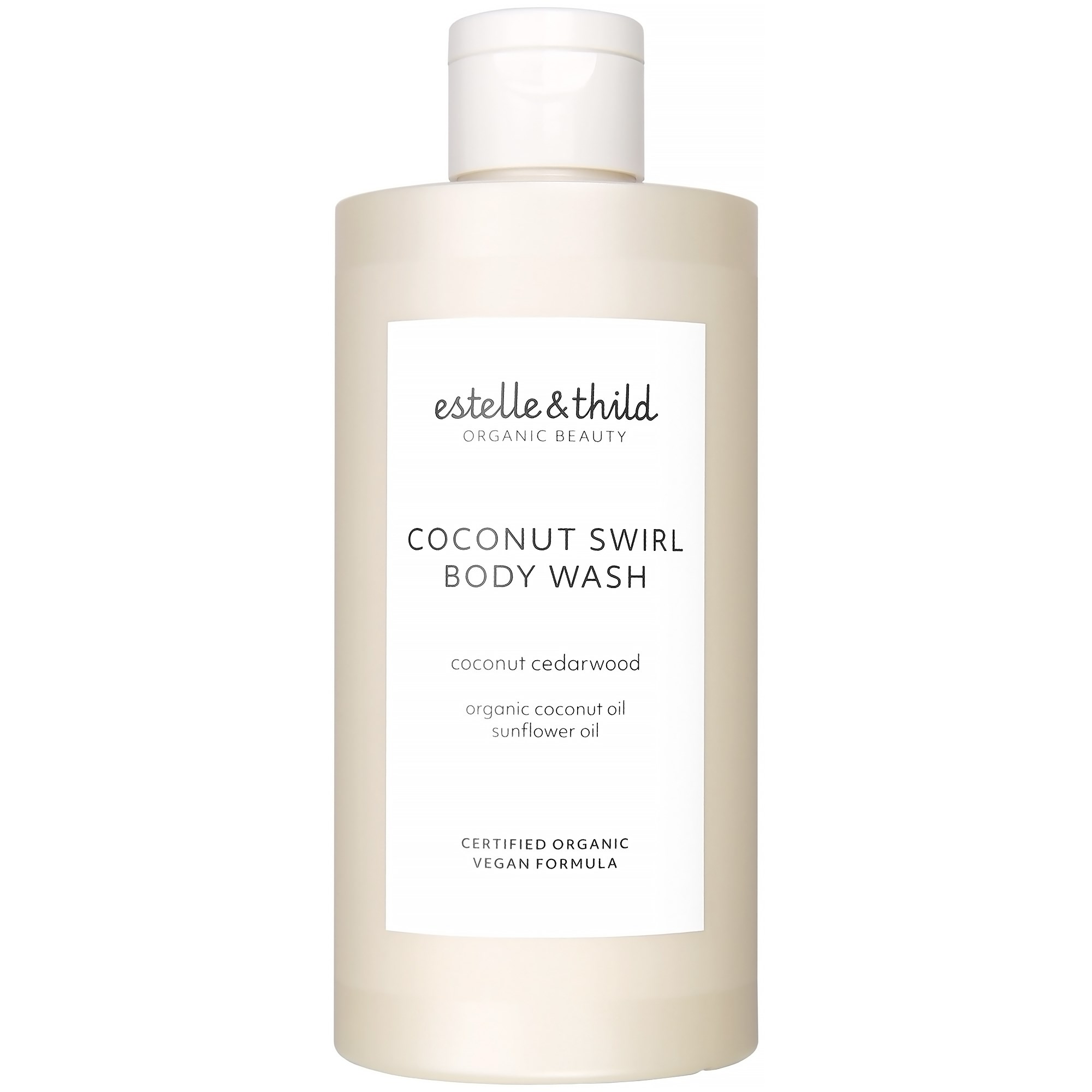 Bilde av Estelle&thild Organic Beauty Coconut Cedarwood Coconut Swirl Body Wash