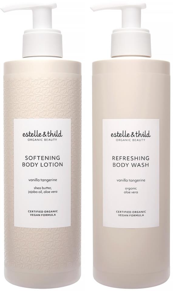 Estelle & Thild Vanilla Tangerine Body Wash & Lotion Duo 400 ml