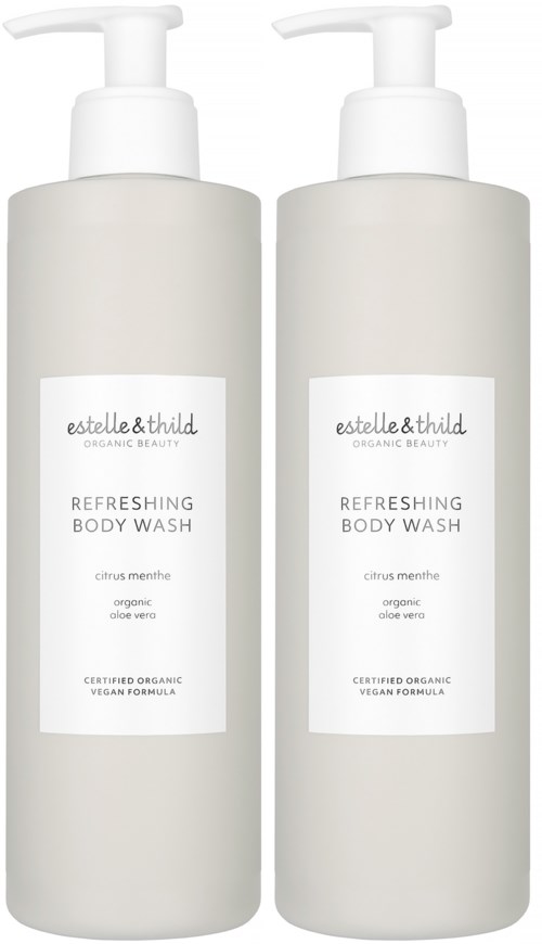 Estelle&Thild Organic Beauty Citrus Menthe Refreshing Body Wash 2 x 400 ml