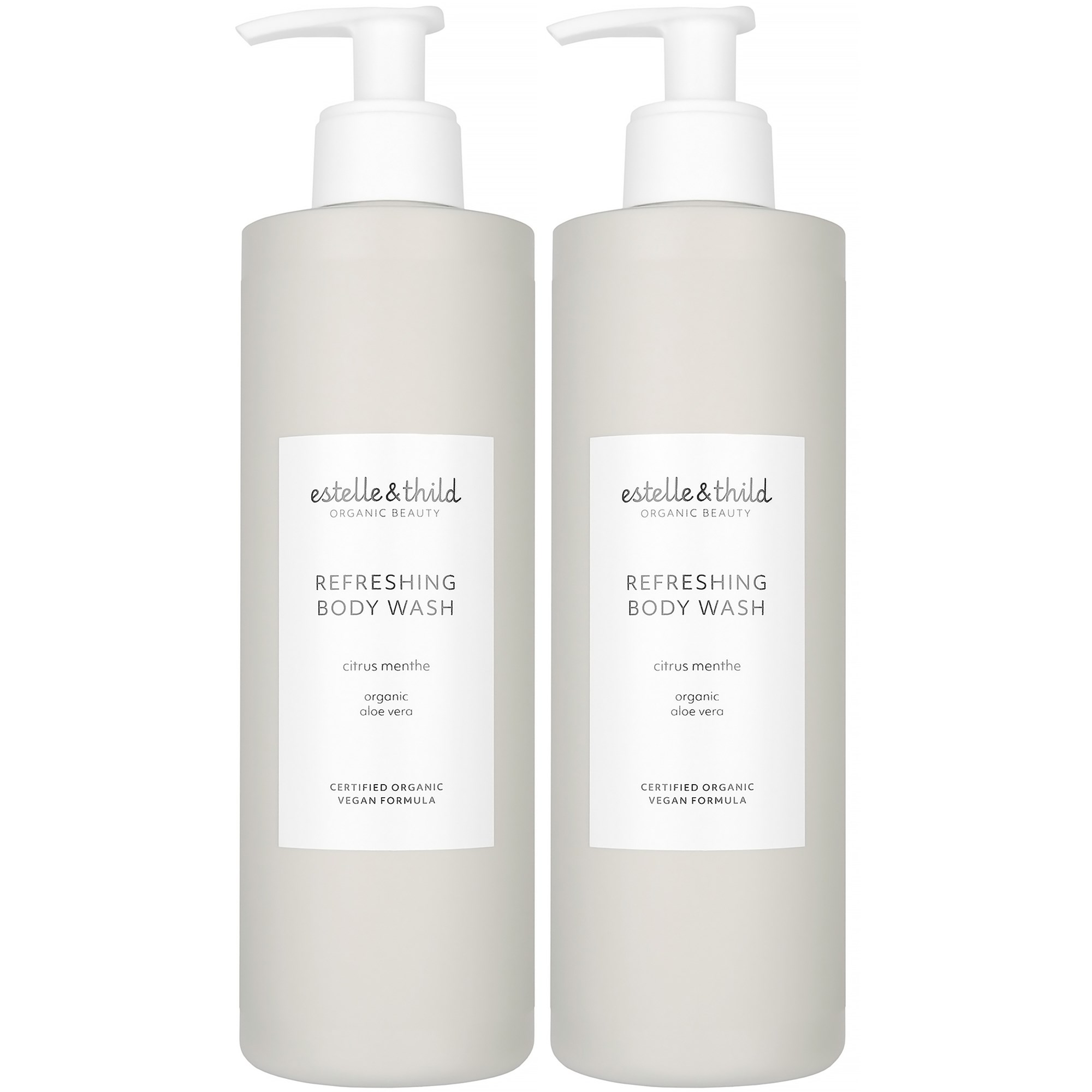 Estelle & Thild Citrus Menthe Refreshing Body Wash 2 x 400 ml