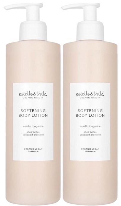 Estelle&Thild Organic Beauty Vanilla Tangerine Softening Body Lotion 2 x 400 ml