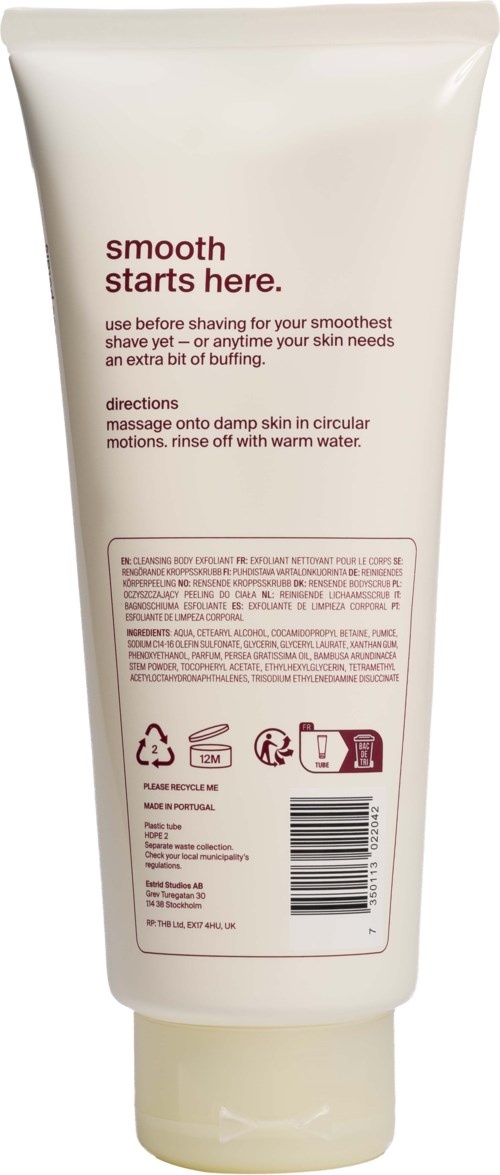 Estrid petal soft body exfoliant 200 ml