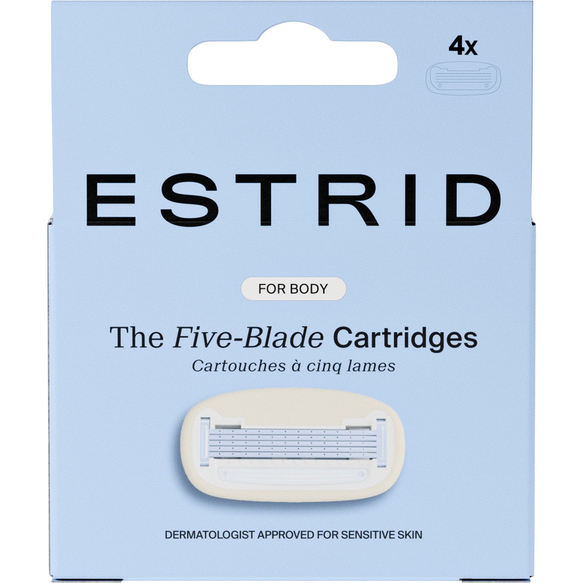 Estrid The Five-Blade Cartridges 4 stk