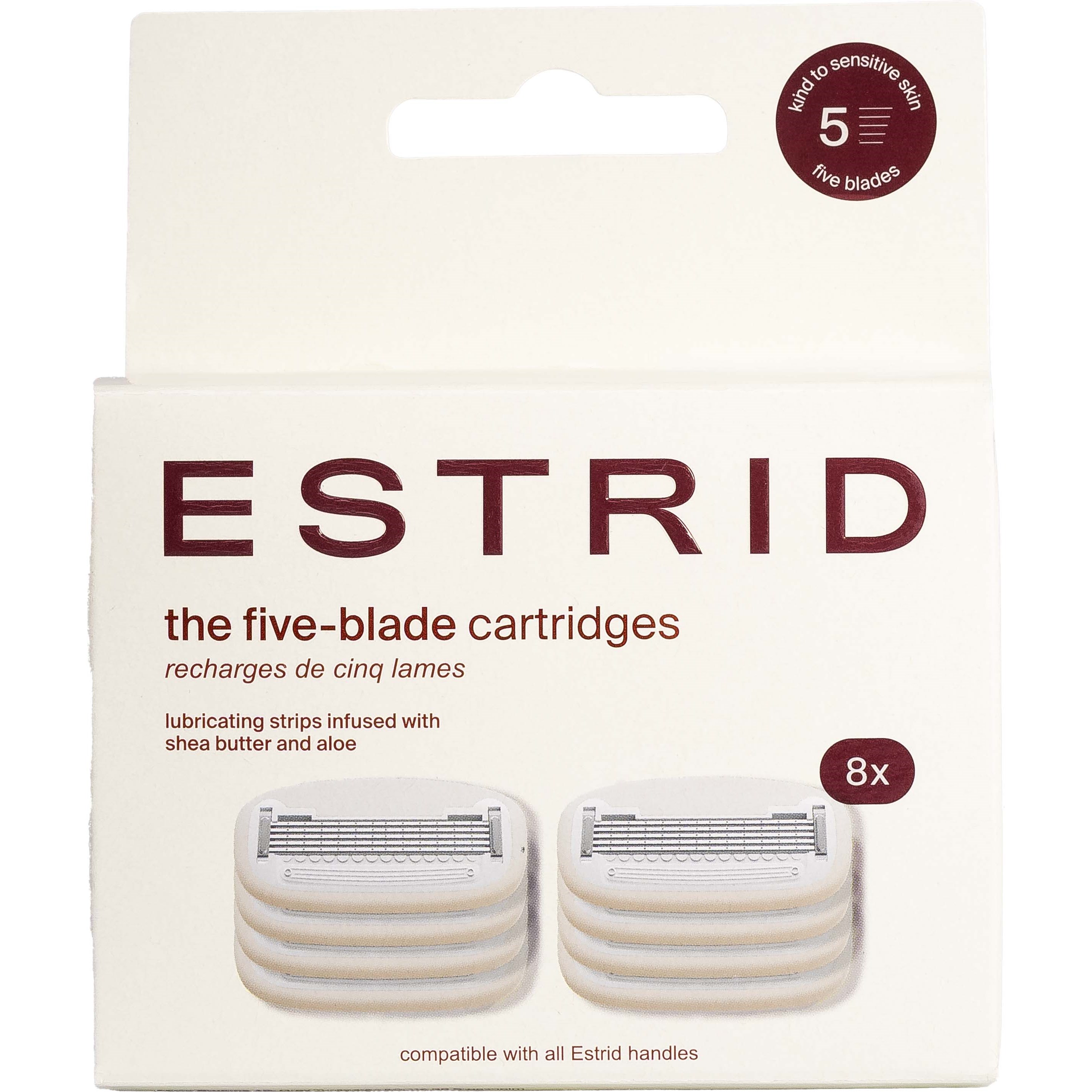 Estrid The Five-blade Cartridges XL 8 stk